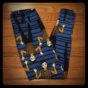 LuLaRoe One Size leggings MIMES